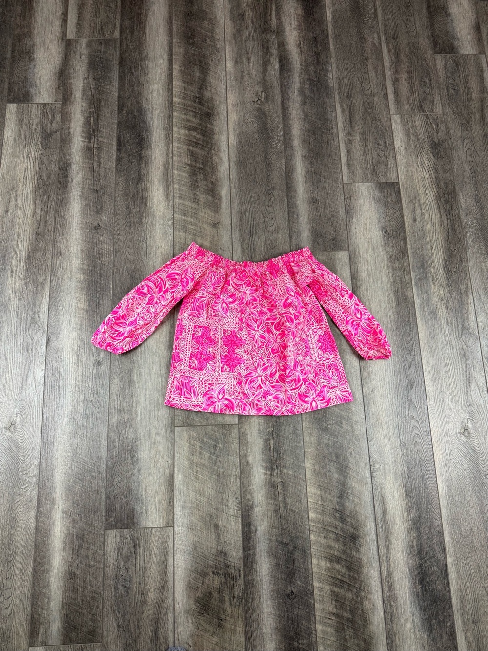 Lilly Pulitzer Pink Winifred Print Blouse